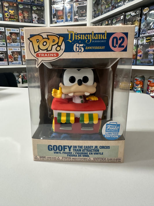 Goofy on Train Attraction