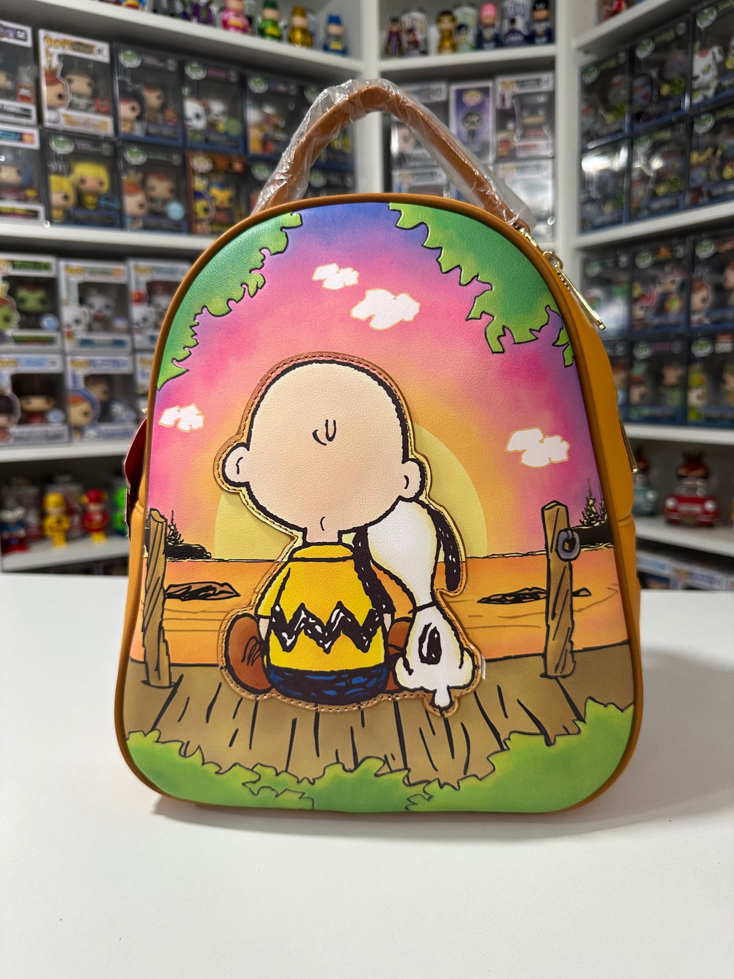Charlie with Snoopy Loungefly Backpack