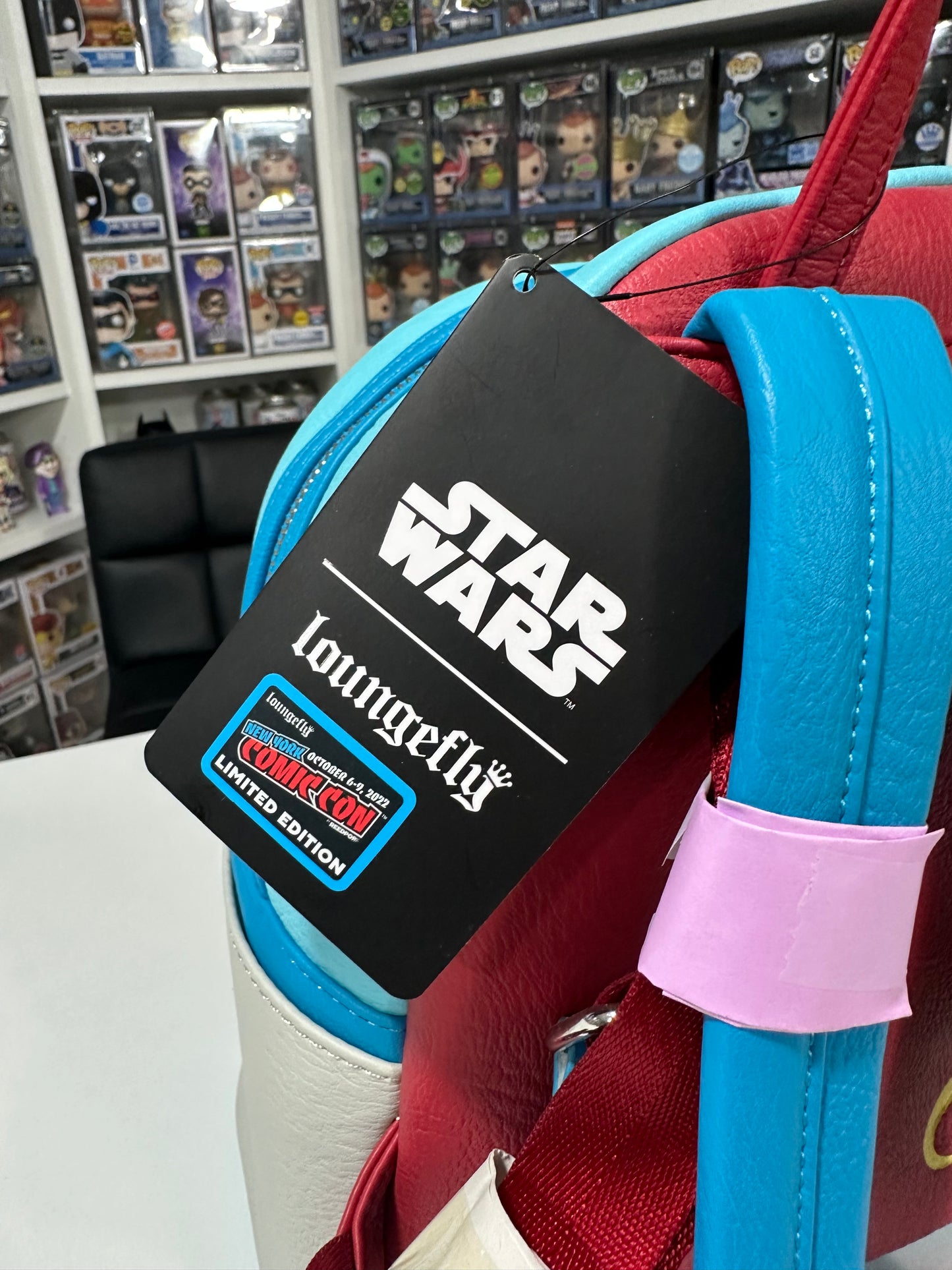 Boba Fett Animated Loungefly with NYCC Ex Sticker