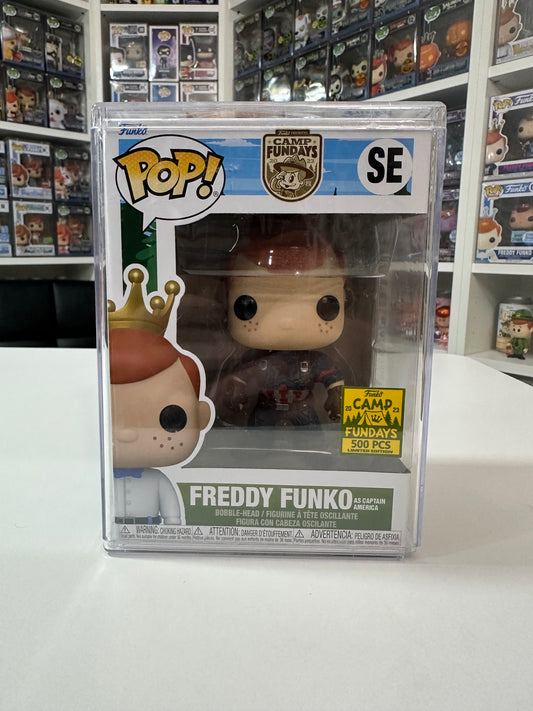 Freddy Funko as Captain America