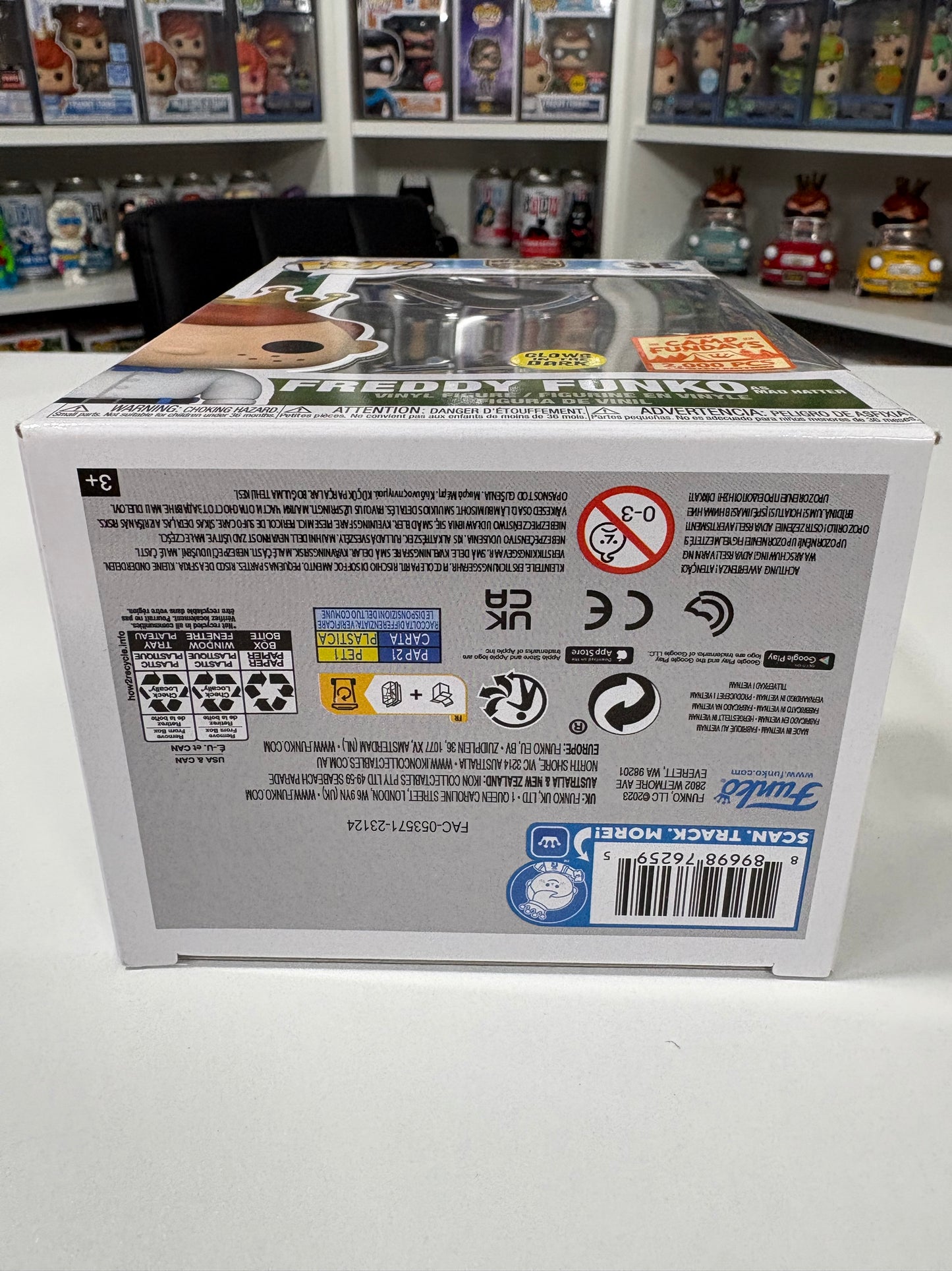 Freddy Funko as Matter Hatter Glow