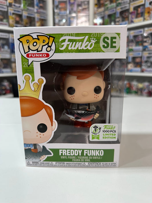 Freddy Funko with Fish ECCC Le 1000