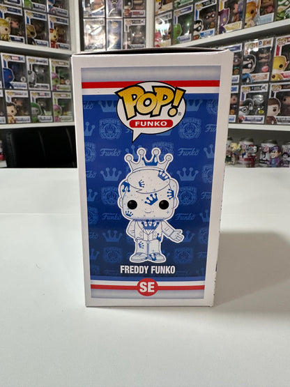 Freddy Funko White with Blue Crowns
