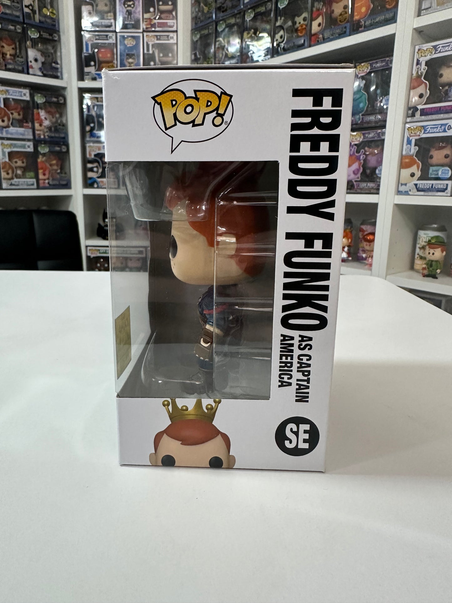 Freddy Funko as Captain America